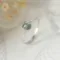 Moss agate engagement ring