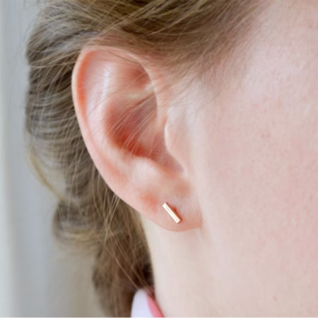 Simple And Stylish Stainless Steel Stud Earrings