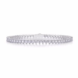 Mark - Set With Top-quality Moissanite Fashion Light Luxury Jewelry Silver Bracelet S925, Silver-plated Platinum